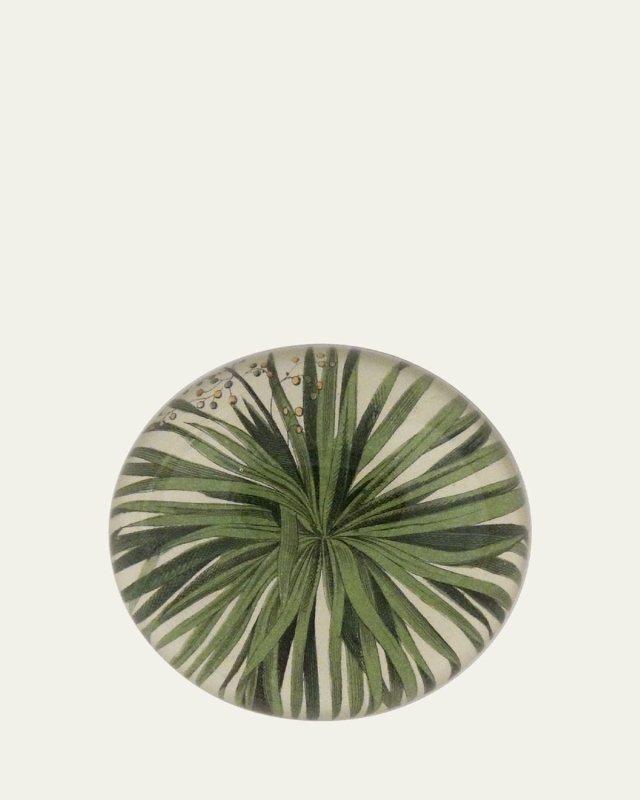 Palm Detail Dome Paperweight